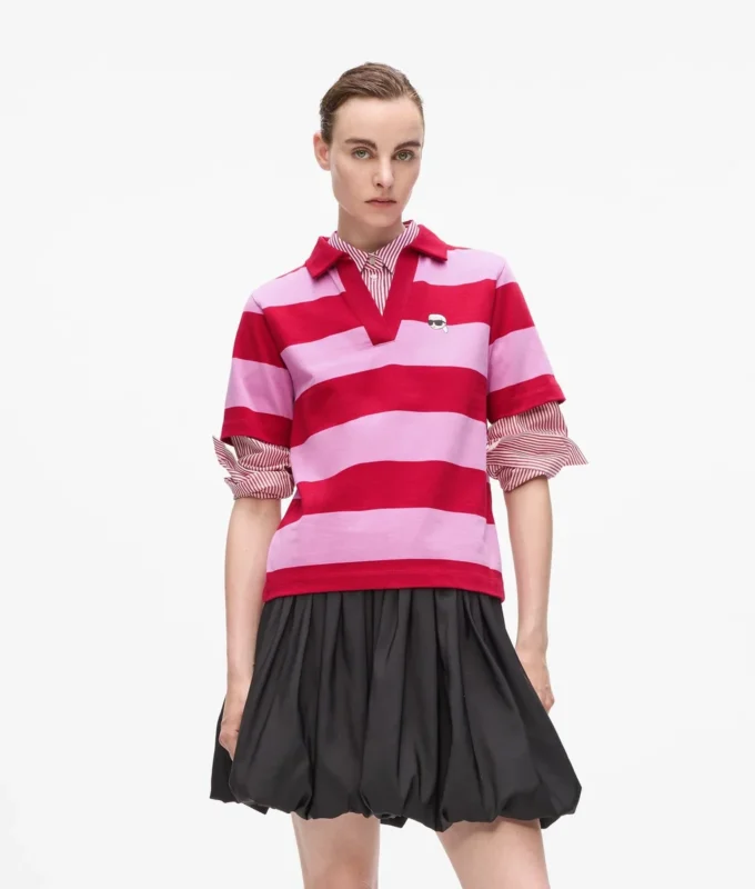 Ikon stripe polo shirt