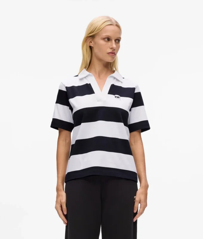 Ikon stripe polo shirt