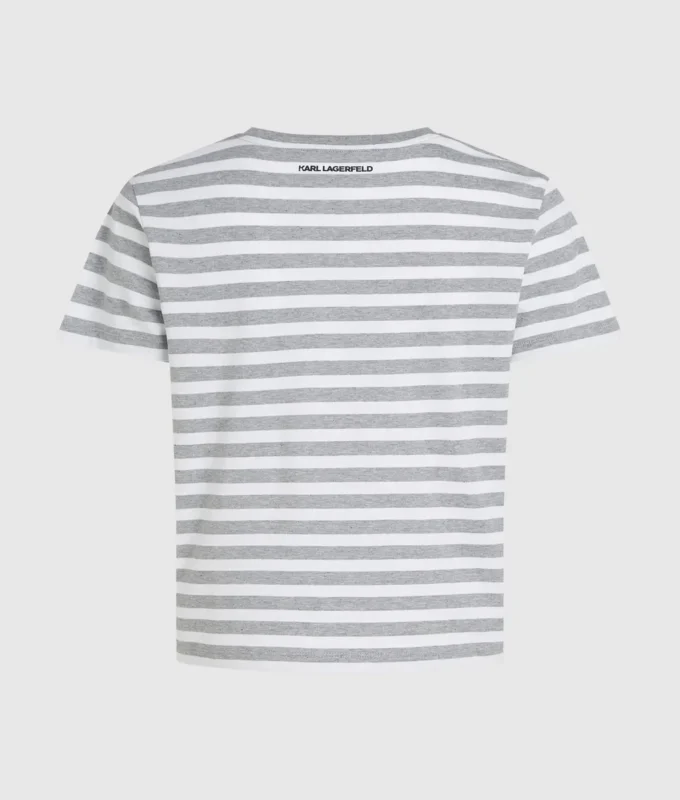 Ikon stripete T-skjorte