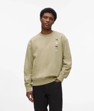 Ikon-sweatshirt med trykk