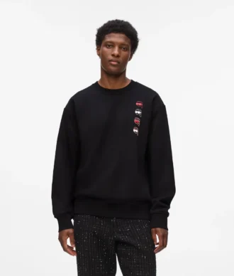 Ikon-sweatshirt med trykk