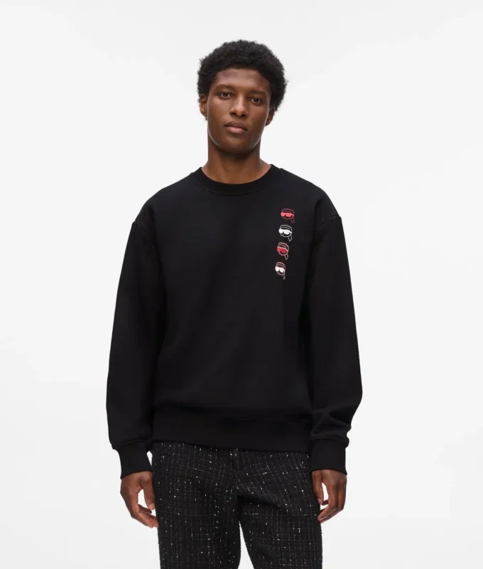 Ikon-sweatshirt med trykk