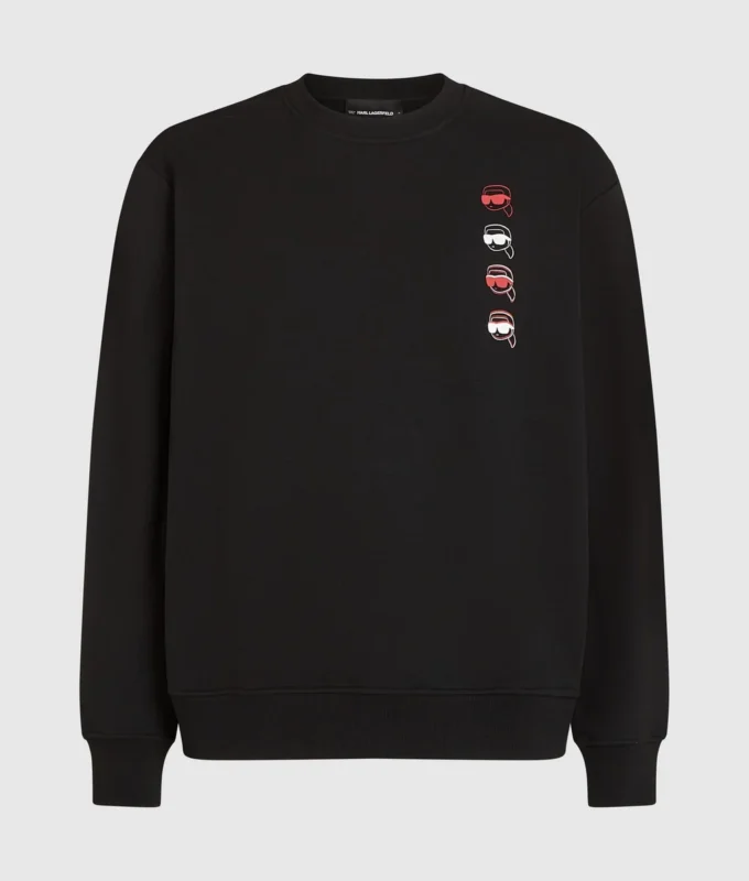 Ikon-sweatshirt med trykk