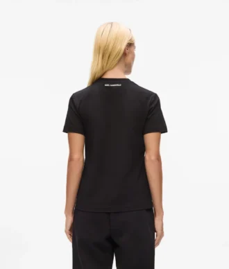 Ikon-T-skjorte med rhinestones