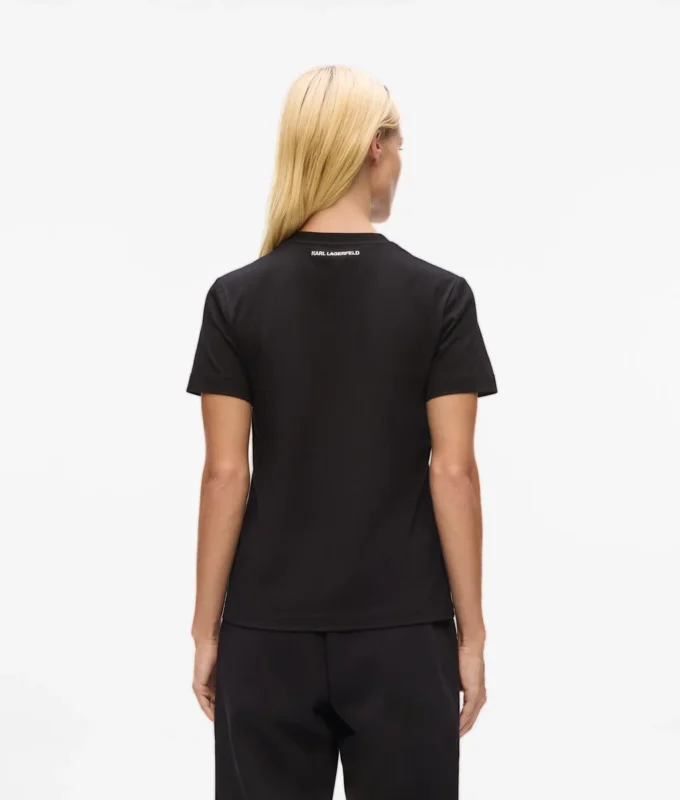 Ikon-T-skjorte med rhinestones