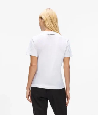 Ikon-T-skjorte med rhinestones