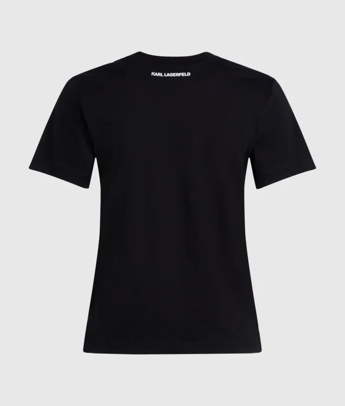 Ikon-T-skjorte med rhinestones