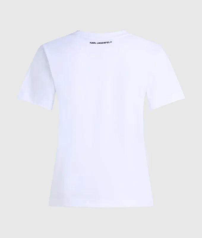 Ikon-T-skjorte med rhinestones
