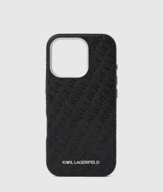 iPhone 16 Pro Max-etui med logo over hele overflaten