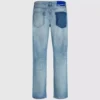 Jeans med fjernet lomme