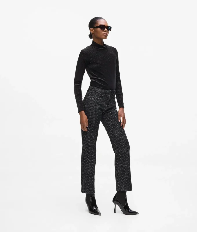 Jeans med helprint