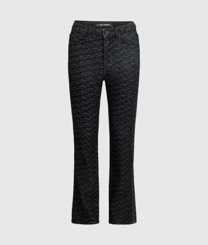Jeans med helprint