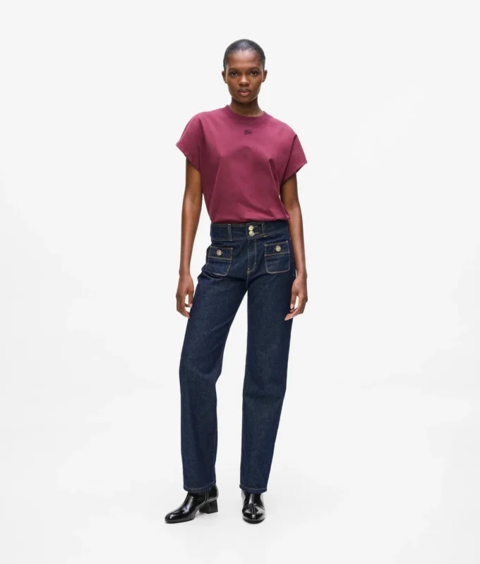 Jeans med knapper