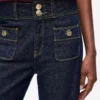 Jeans med knapper