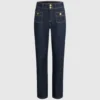Jeans med knapper