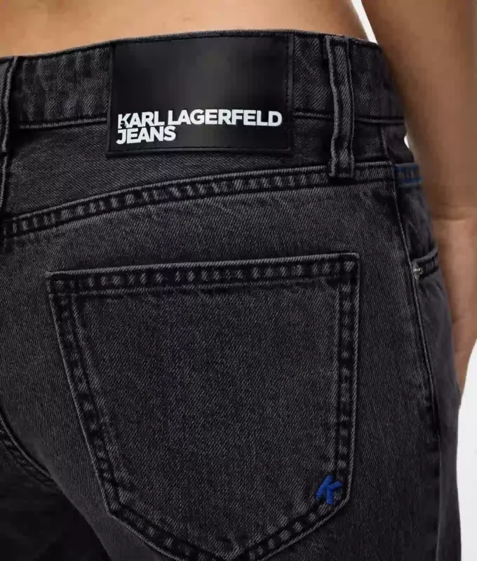 Jeans med lav midje og vid ben