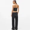 Jeans med lav midje og vid ben