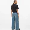 Jeans med lav midje og vid ben