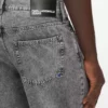 Jeans med tønneformet ben