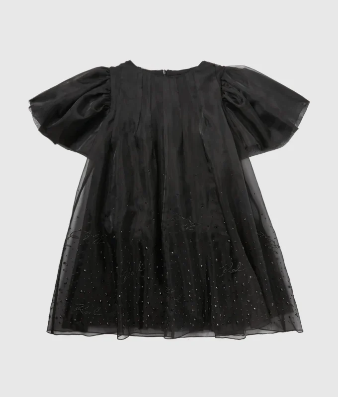 Jentekjole i mesh med rhinestones