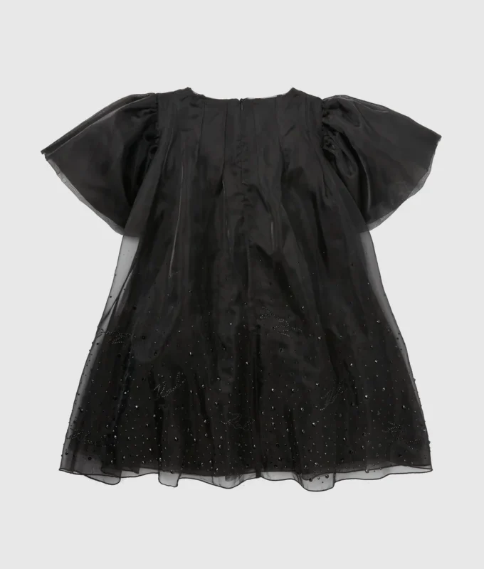 Jentekjole i mesh med rhinestones