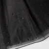 Jenteskjørt i mesh med rhinestones