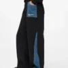 Joggebukse med denimpanel