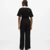 Jumpsuit med signaturkrage