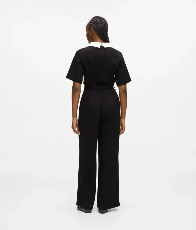 Jumpsuit med signaturkrage