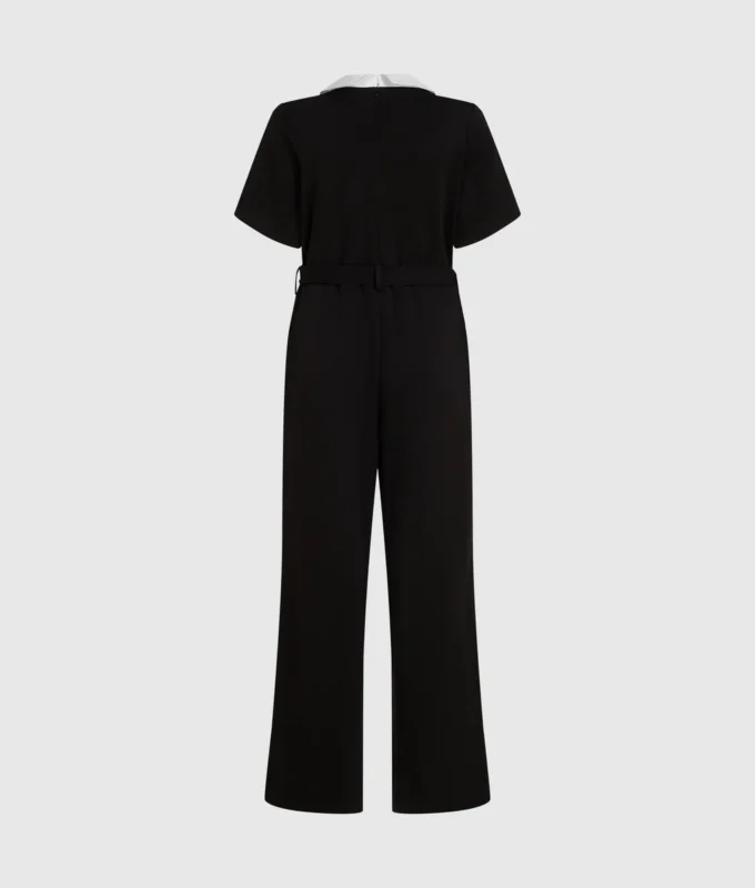 Jumpsuit med signaturkrage