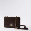 K/Autograph glanset crossbody-veske