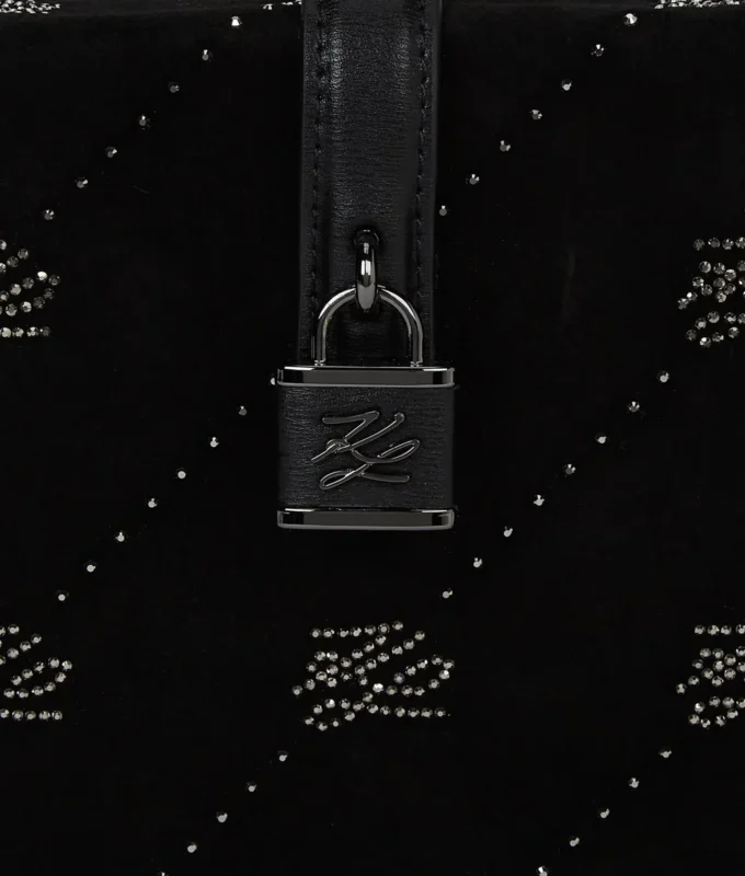 K/Autograph hengelås med rhinestones