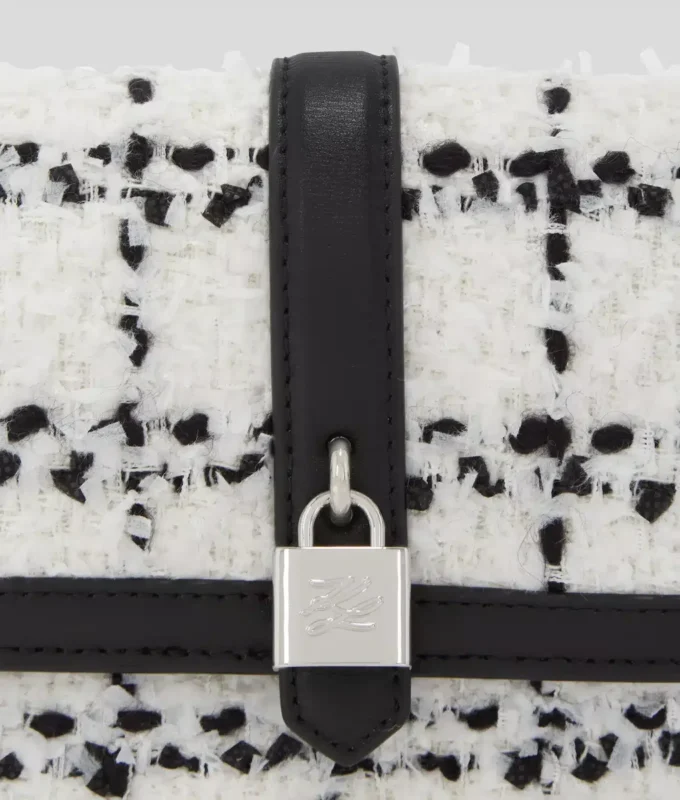 K/AUTOGRAPH PADLOCK BOUCLÉ SKULDERVESKE