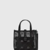 K/Autograph padlock rhinestone tote bag
