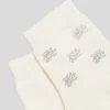 K/AUTOGRAPH RHINESTONE SOCKS – 2-PACK
