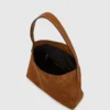 K/Autograph suede hobo-veske med hengelås