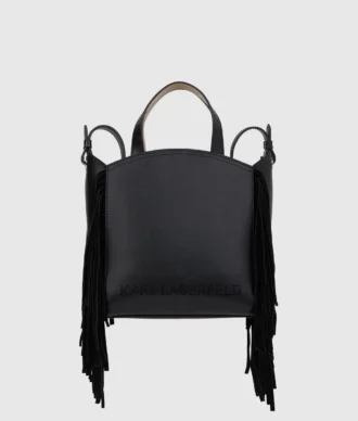 K/Circle liten totebag med frynser