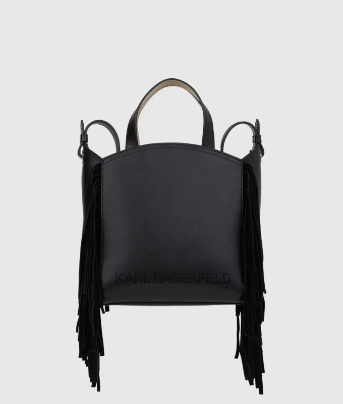 K/Circle liten totebag med frynser