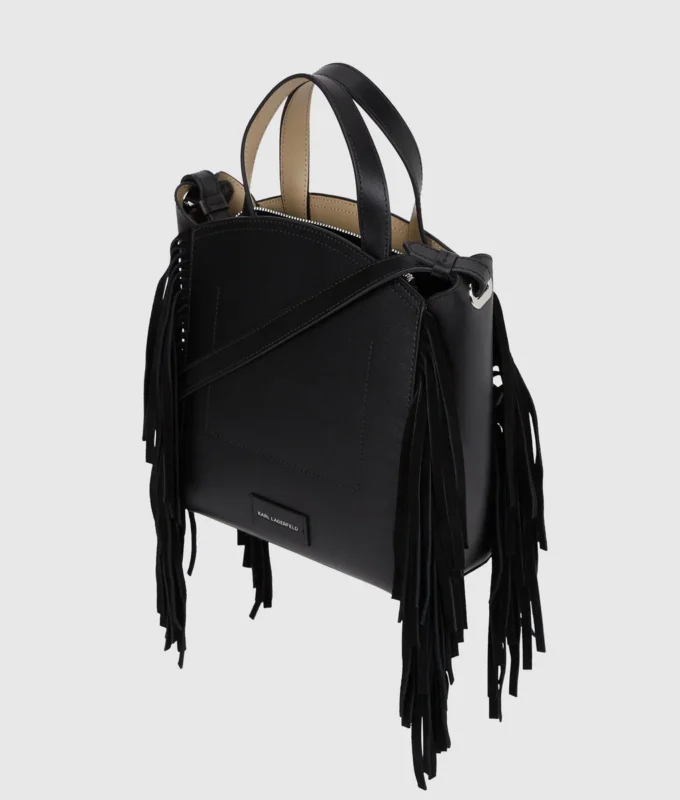 K/Circle liten totebag med frynser
