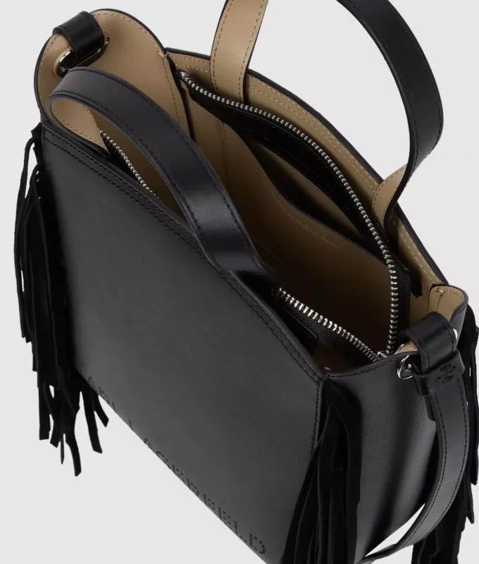 K/Circle liten totebag med frynser