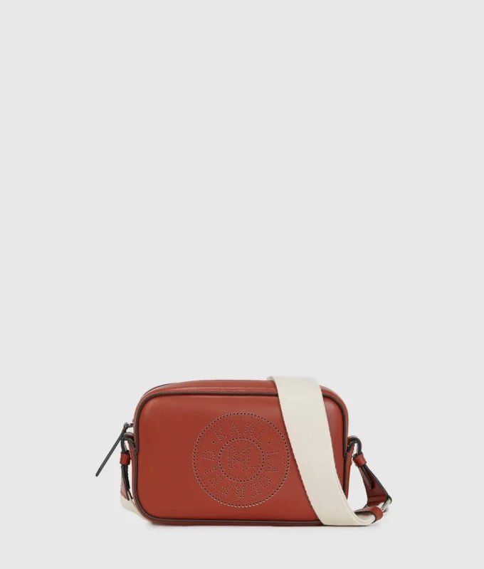 K/CIRCLE PERFORERT CROSSBODY-VESKE