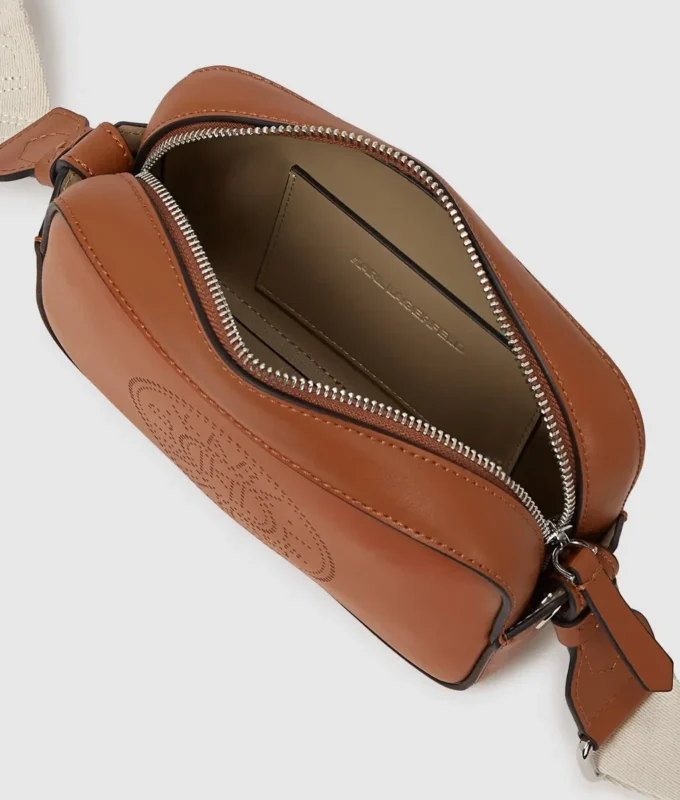 K/CIRCLE PERFORERT CROSSBODY-VESKE