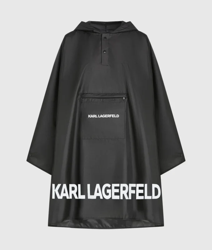 K/ESSENTIAL PONCHO MED HETTE