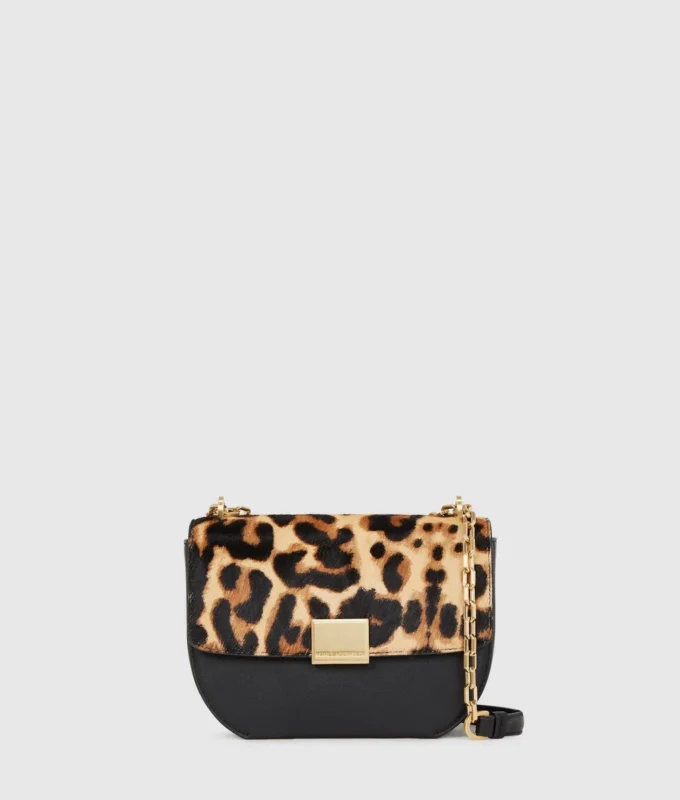 K/Forever liten leopard crossbody-veske
