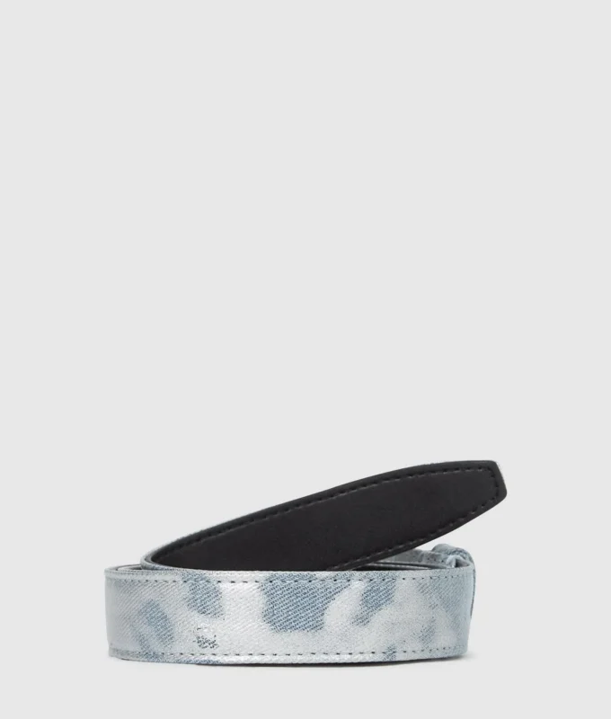 K-logo denim belte