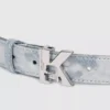 K-logo denim belte