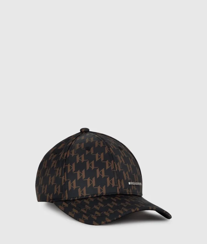 K/Monogram-cap med helprint