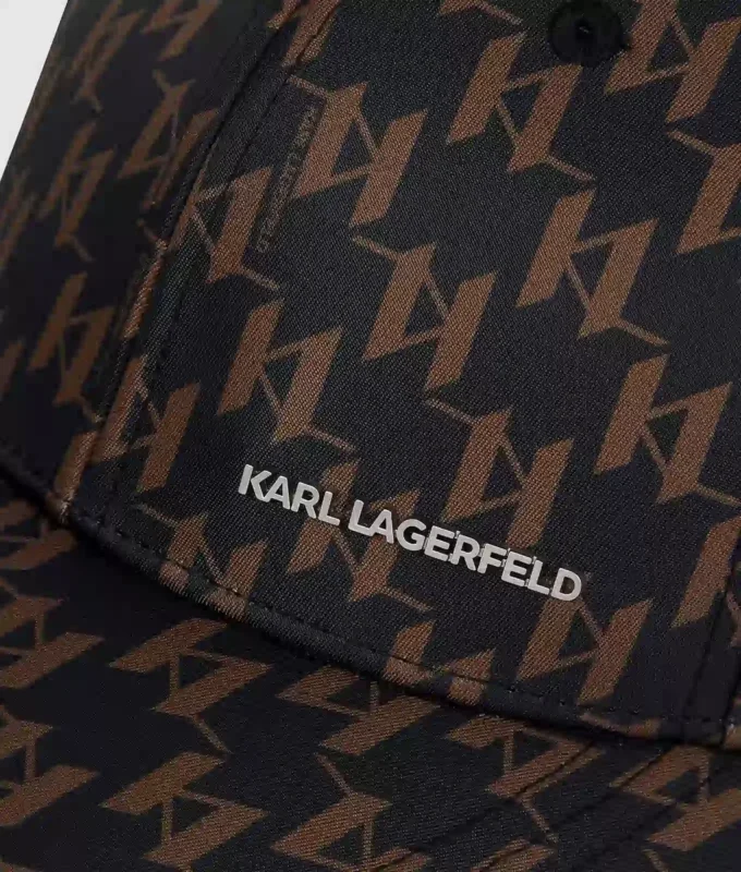 K/Monogram-cap med helprint