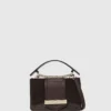 K/Nova liten crossbody-veske i semsket skinn