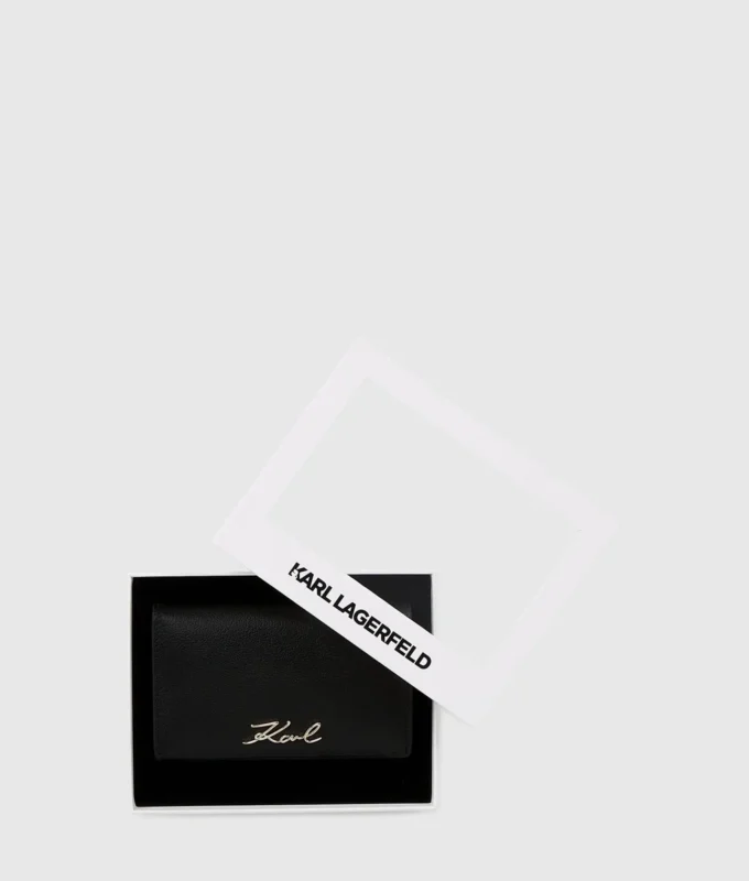 K/Signature bifold lommebok